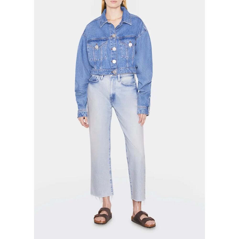 FRAME Denim Jacket Sz Large $398 MSRP
